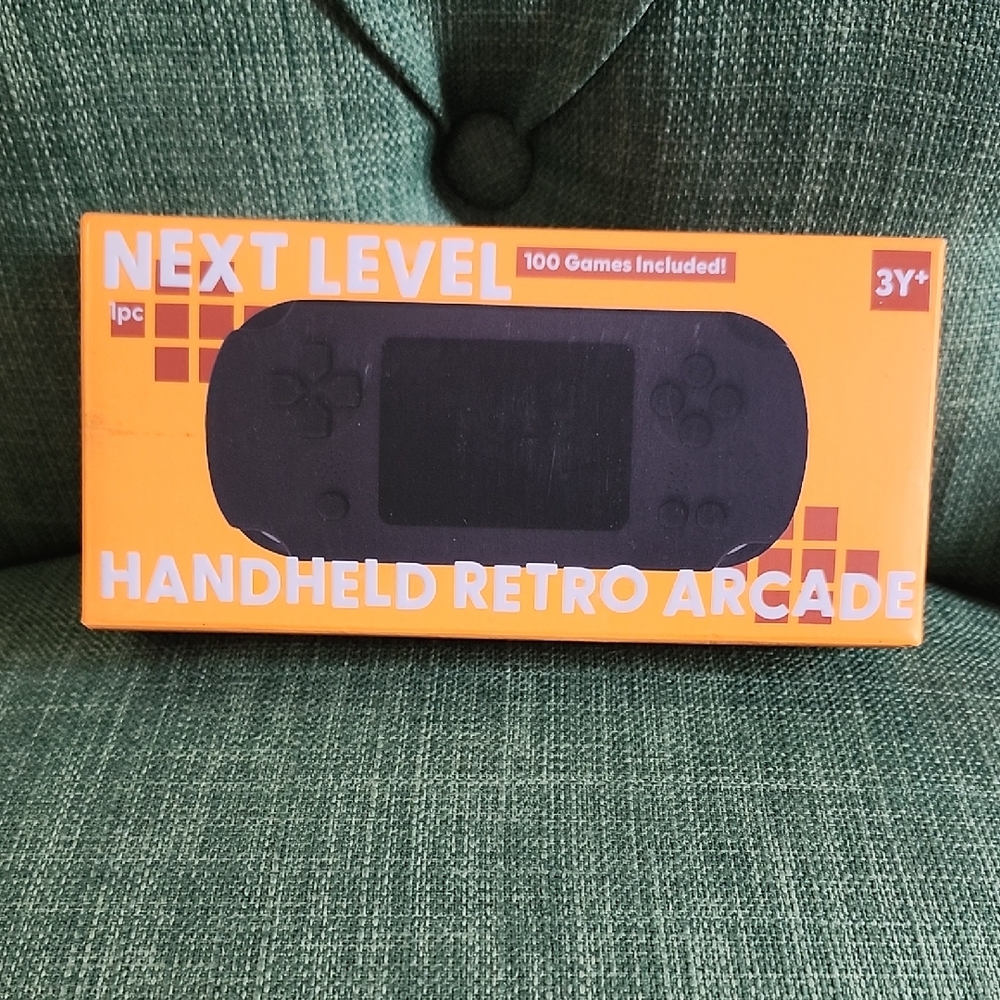 Next Level Handheld Retro Arcade Game - Black